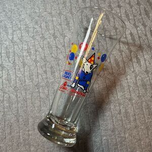 Vintage 1987 Bud Light Spuds MacKenzie Pilsner Beer Glass